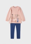 MAYORAL 4767 KOMPLET Z LEGINSAMI 65 ROSADO ROZM.122
